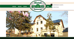 Desktop Screenshot of hotelampark-pasewalk.de